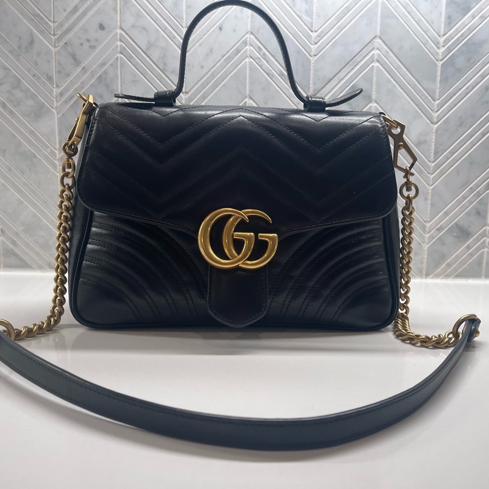 Gucci Marmont Small Top Handle - Picture 2 of 14